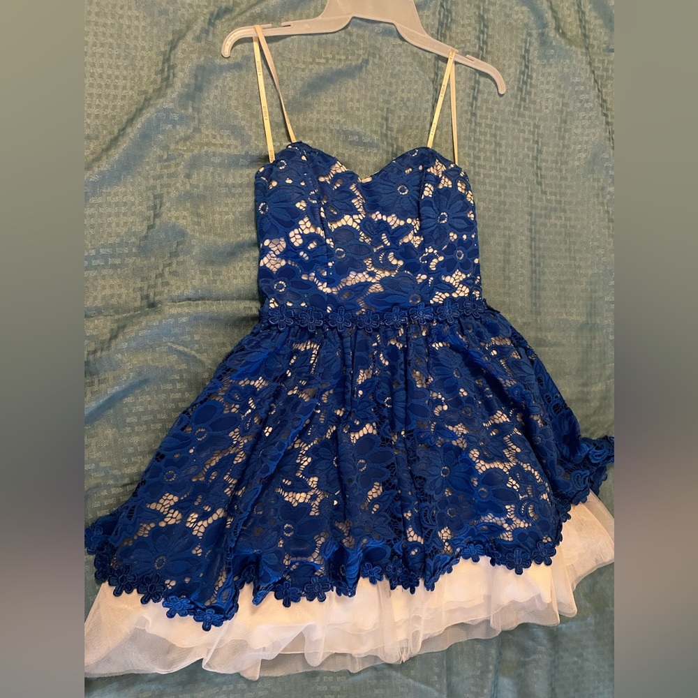 Blue dress